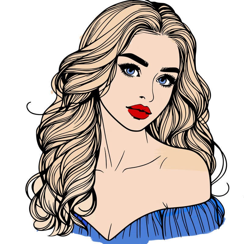 beautiful realistic girl