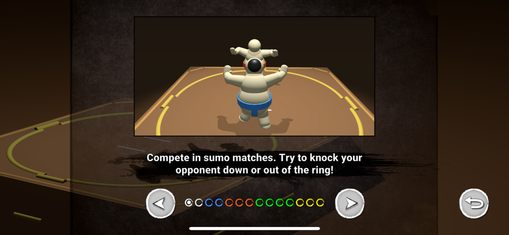 Sumo Wrestling Challenge - Sumo wrestlers competing in a match in the ring