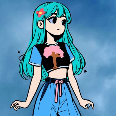 girl in a cute crop top