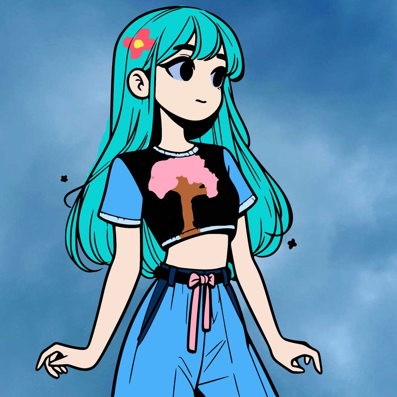 girl in a cute crop top