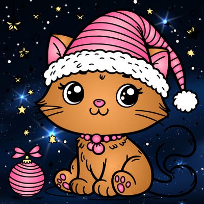 cat christmas