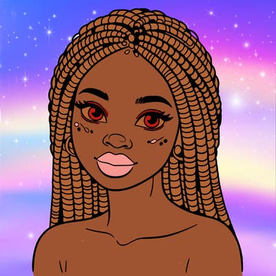 african woman with fulani braids