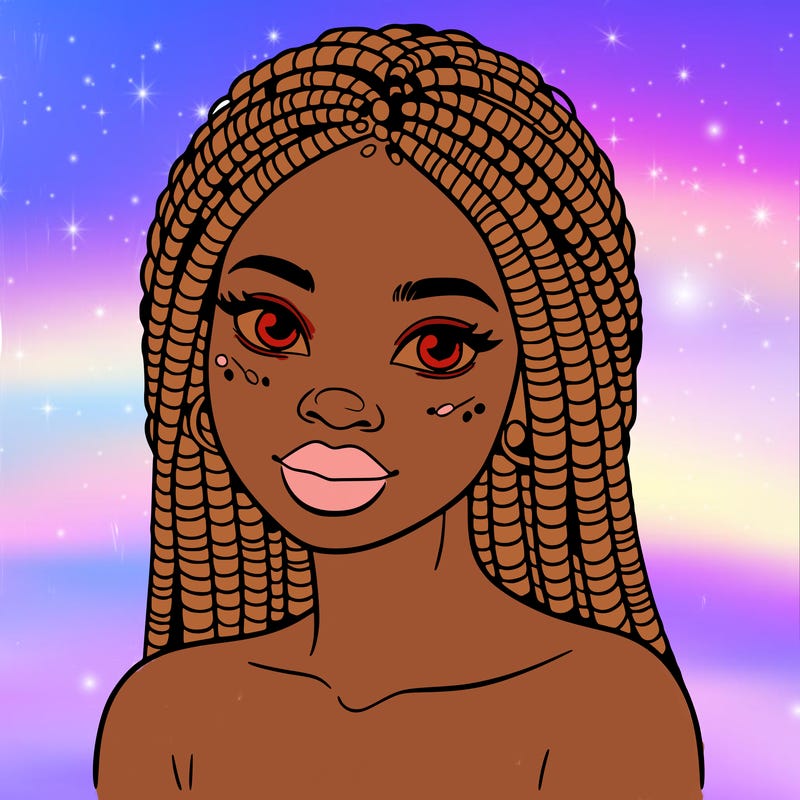 african woman with fulani braids