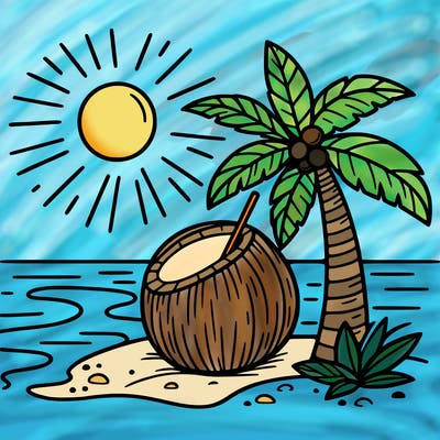 summer  coconut