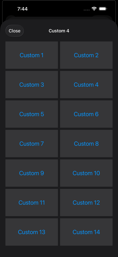 Talk For Me - Text to Speech - Interface showing a grid of customizable buttons for speech phrases.