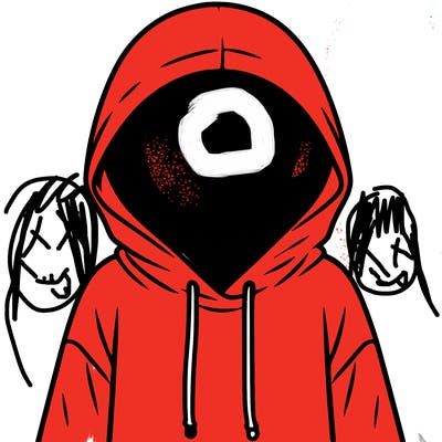 faceless girl in hoodie