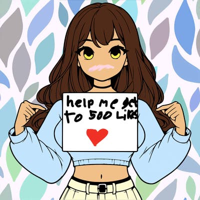 girl holding a blank sign in a long sleeve crop top