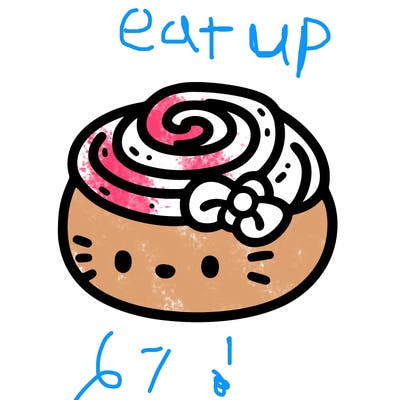 cinnamon roll from hello kitty