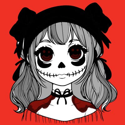 realistic girl halloween