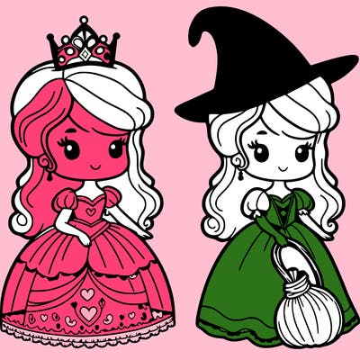 princess as a witch