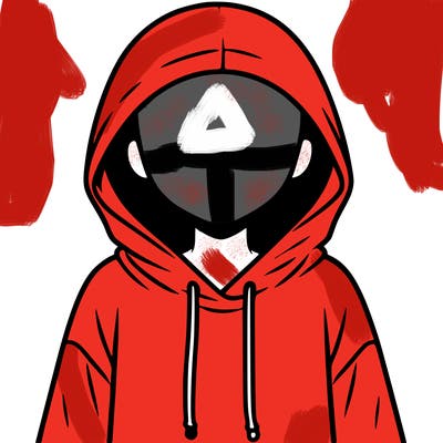 faceless girl in hoodie