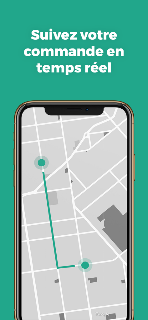kaalix - Kaalix app interface showing real-time delivery tracking on a city map