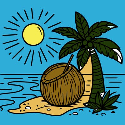 summer  coconut