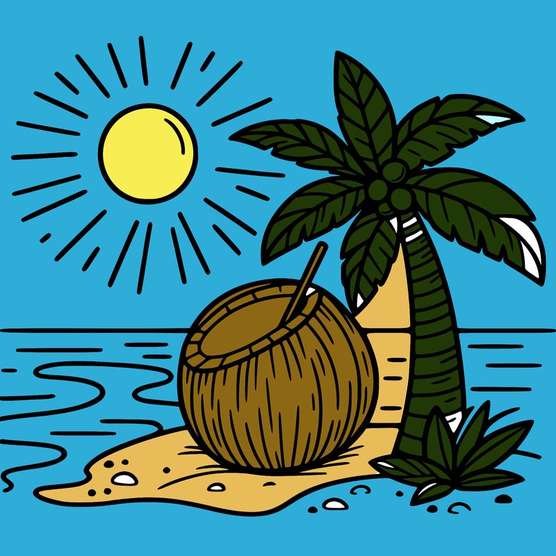 summer  coconut