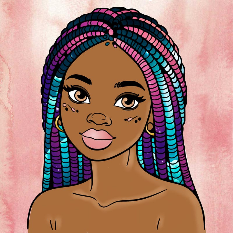 african woman with fulani braids