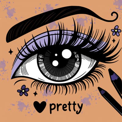 pretty eye