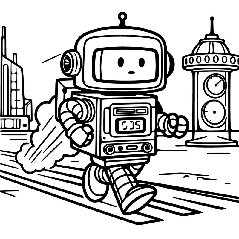 a time traveling robot