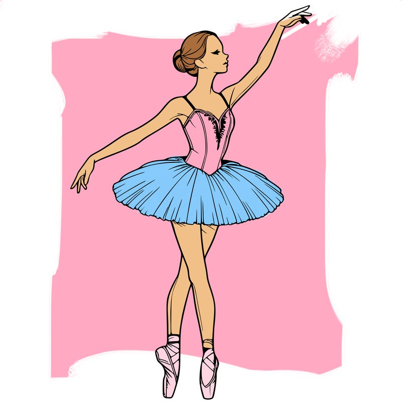 realistic ballerina