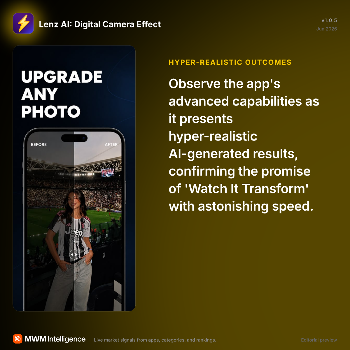 Lenz AI: Digital Camera Effect - Photo & Video App | MWM