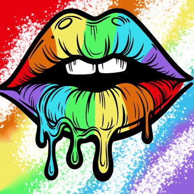 lips that look realistic and drip