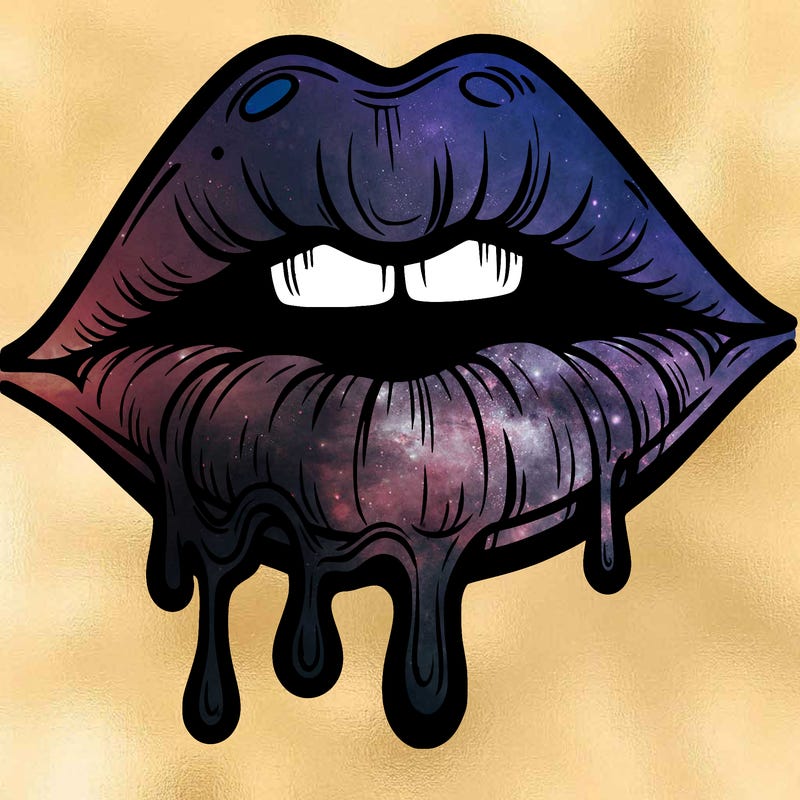 lips that look realistic and drip