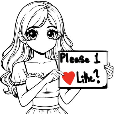 realistic pretty girl holding blank sign