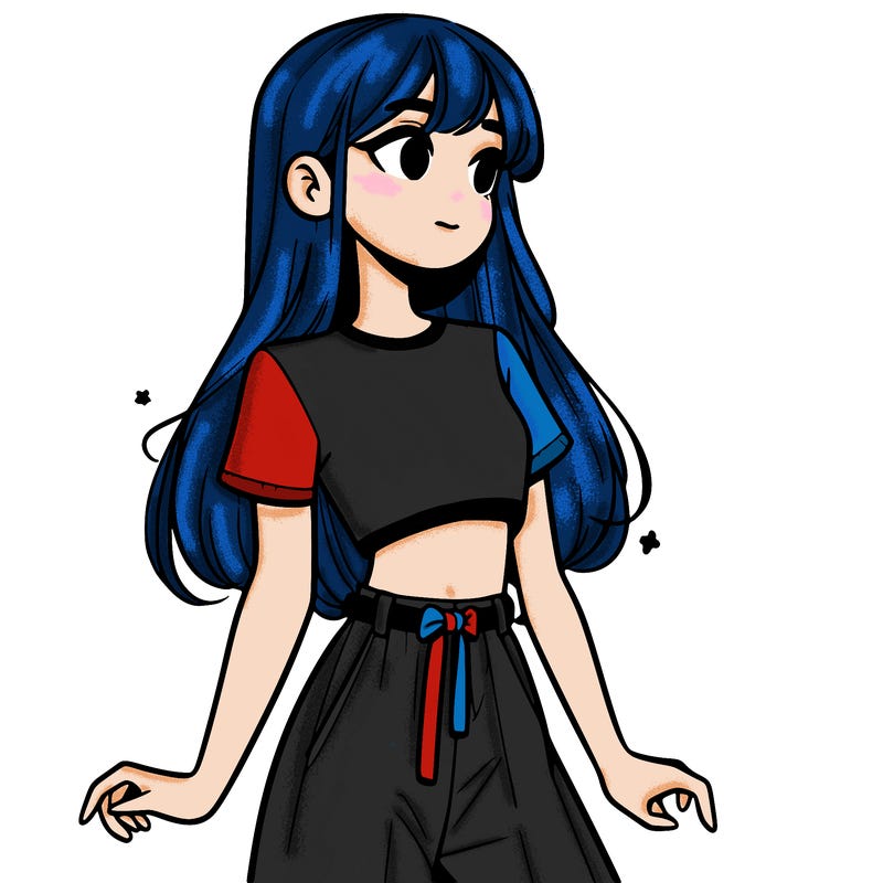girl in a cute crop top