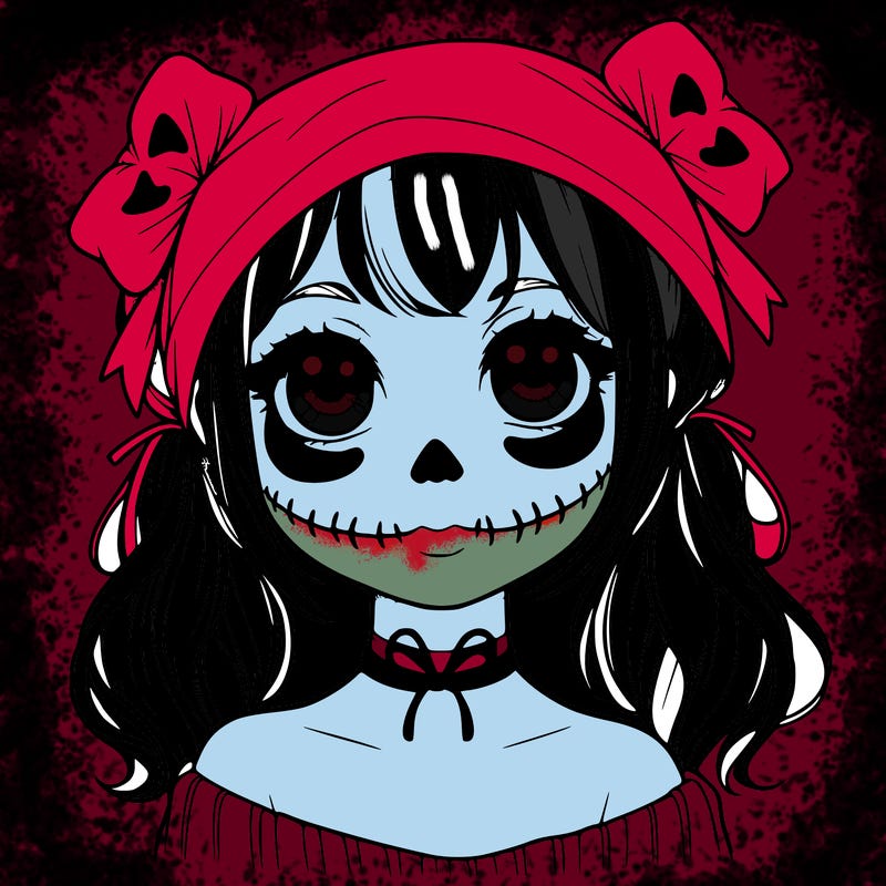 realistic girl halloween