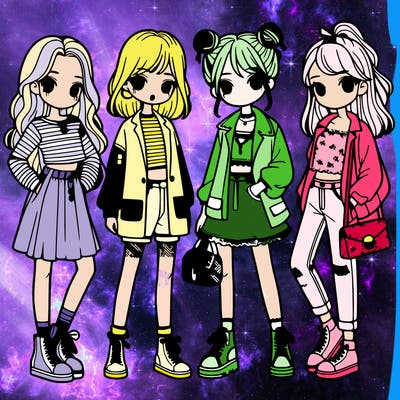 girls with fashion