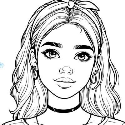 realistic teenage girl