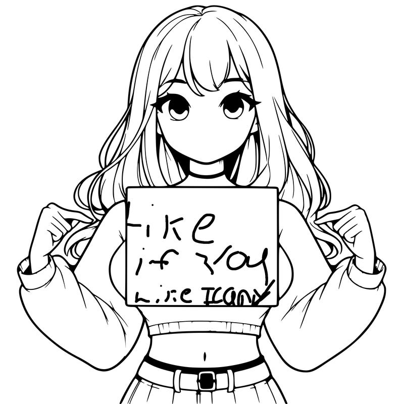 girl holding a blank sign in a long sleeve crop top