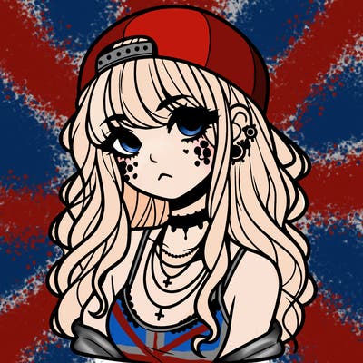 scene girl aesthetic