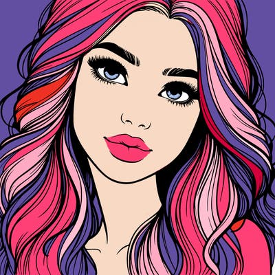 beautiful realistic girl