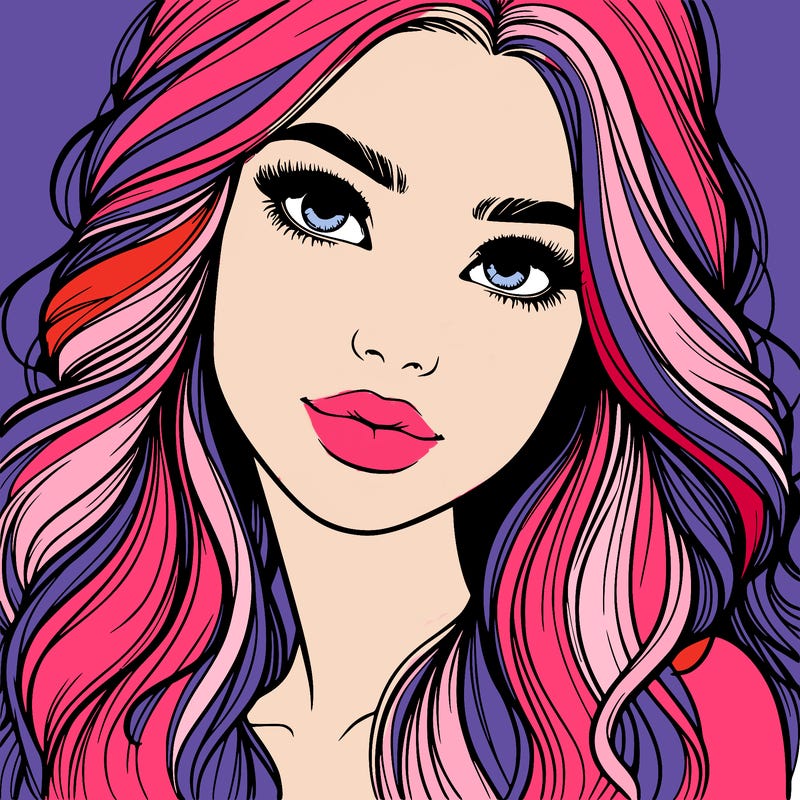 beautiful realistic girl