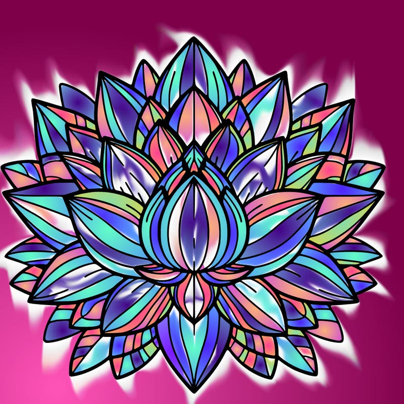 lotus flower mandala