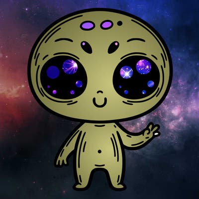 alien cute