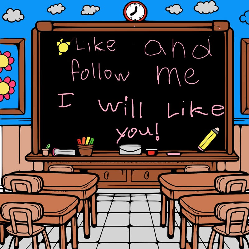 blank classroom board