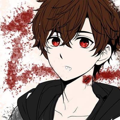 a realistic anime boy.