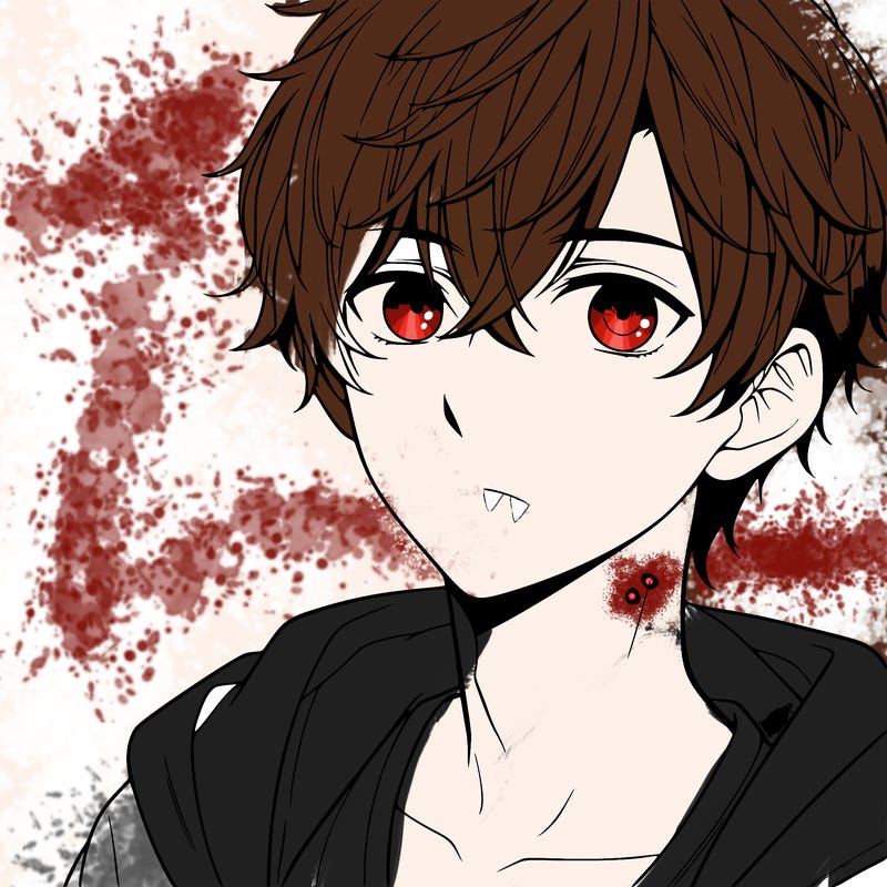 a realistic anime boy.