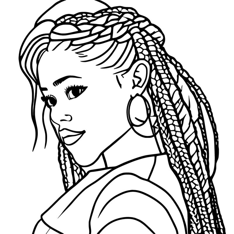 beautiful jenna ortega with braids