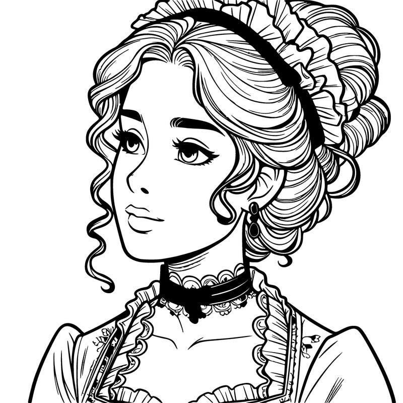 realistic victorian woman