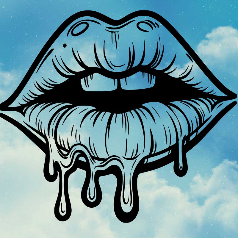 lips that look realistic and drip