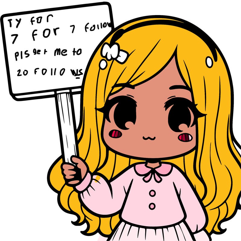 a girl holding a sign