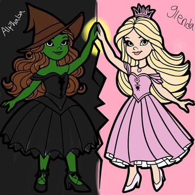 alphaba and glinda split