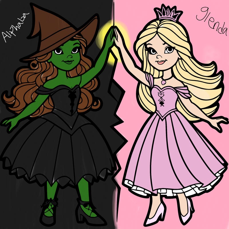 alphaba and glinda split