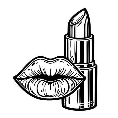 lips and lipstick