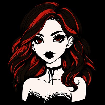 vampire girl realistic