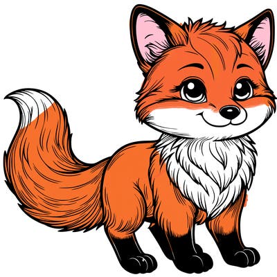 realistic fox