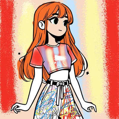 girl in a cute crop top