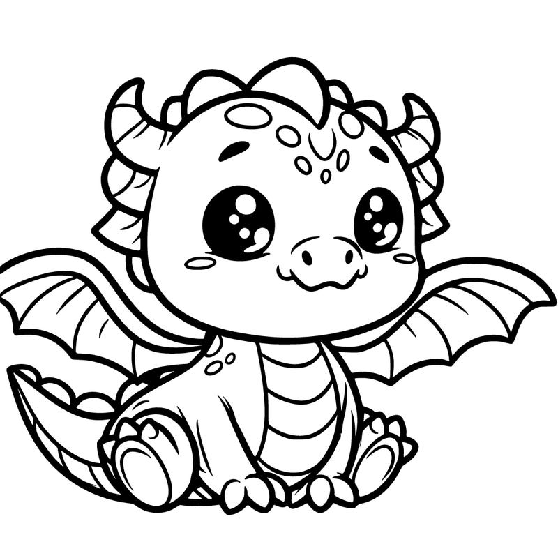 cute little baby dragon
